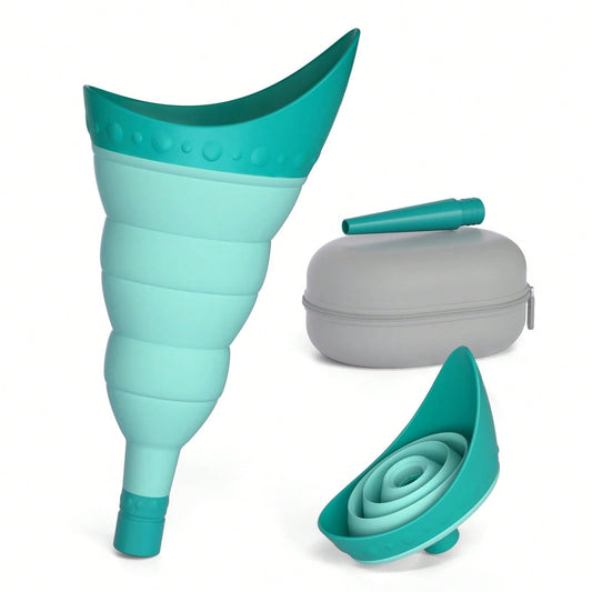 Foldable Female Urination Device- Portable Funnel For Women, Designed For Travel, Allows Women To Urinate Standing Up