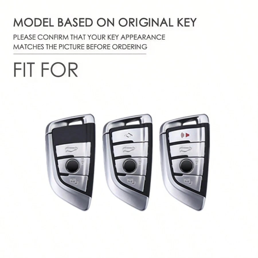 For BMW X1 X3 X5 X6 X7 1 3 5 6 7 Series G20 G30 G11 F15 F16 G01 G02 F48 Keyless TPU Car Key Case Cover Shell Fob Keychain