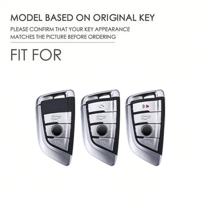 For BMW X1 X3 X5 X6 X7 1 3 5 6 7 Series G20 G30 G11 F15 F16 G01 G02 F48 Keyless TPU Car Key Case Cover Shell Fob Keychain