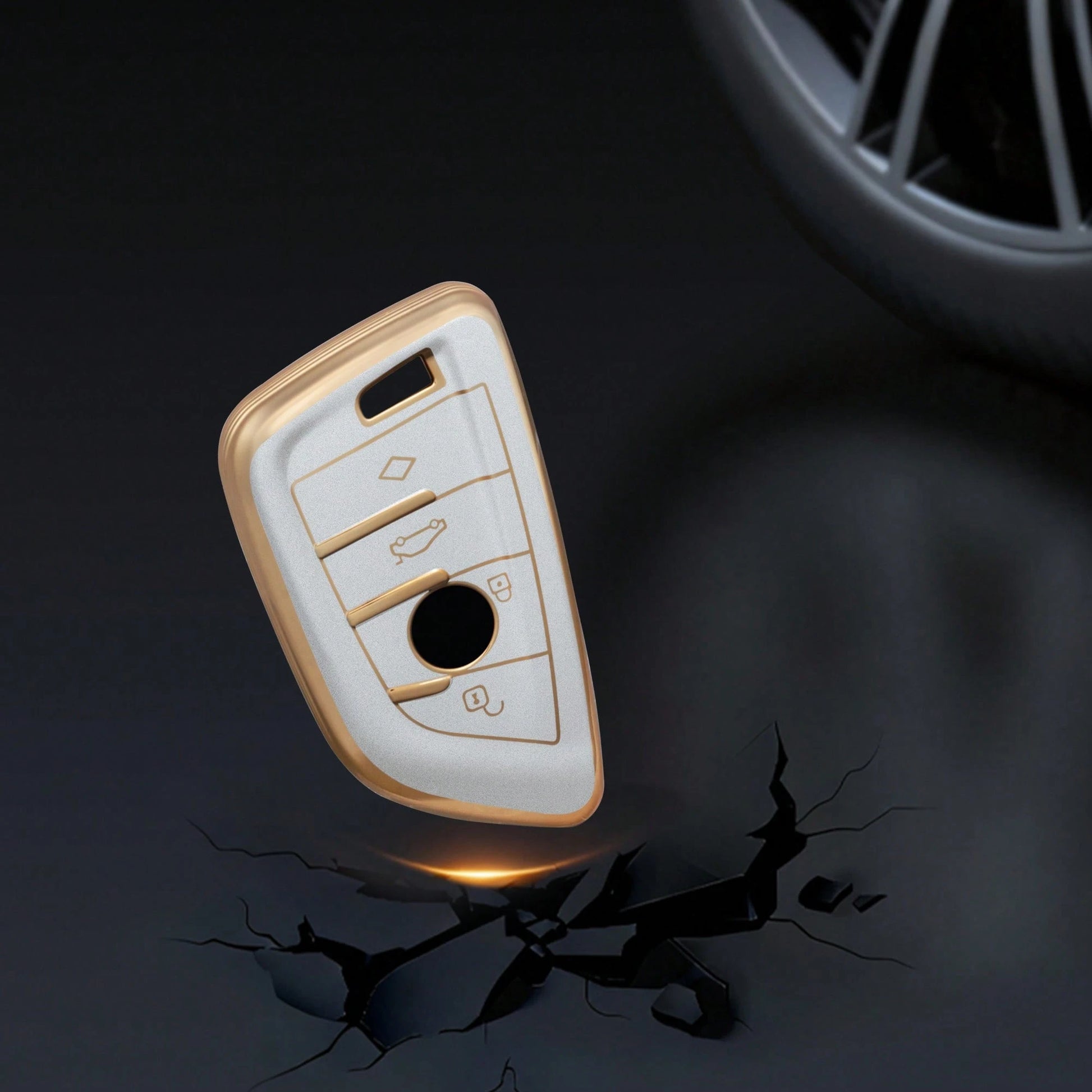 For BMW X1 X3 X5 X6 X7 1 3 5 6 7 Series G20 G30 G11 F15 F16 G01 G02 F48 Keyless TPU Car Key Case Cover Shell Fob Keychain