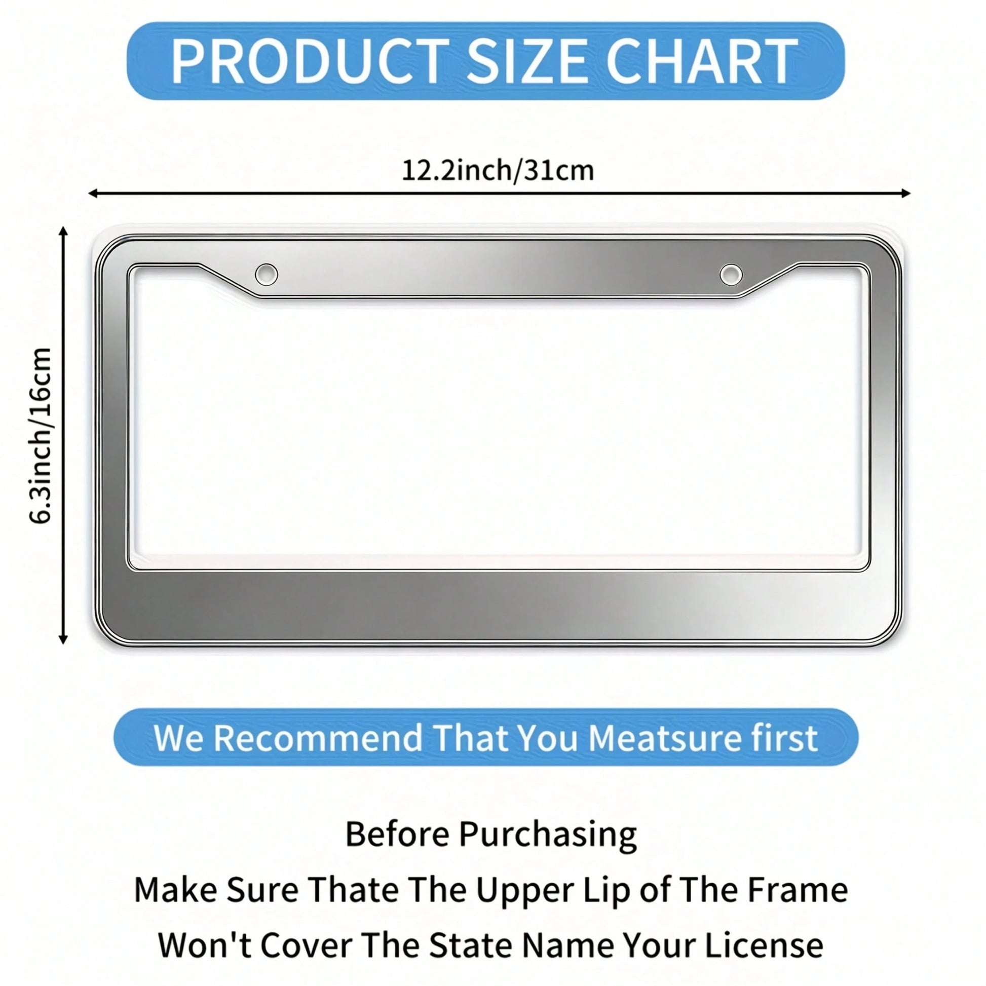 For Decorative Purposes Only Square Aluminum License Plate Frame Protector Pink Ladybug Cartoon Pattern Car License Plate Decorative Frame 31x16CM/12.2x 6.3inch Rust-Proof With Screws