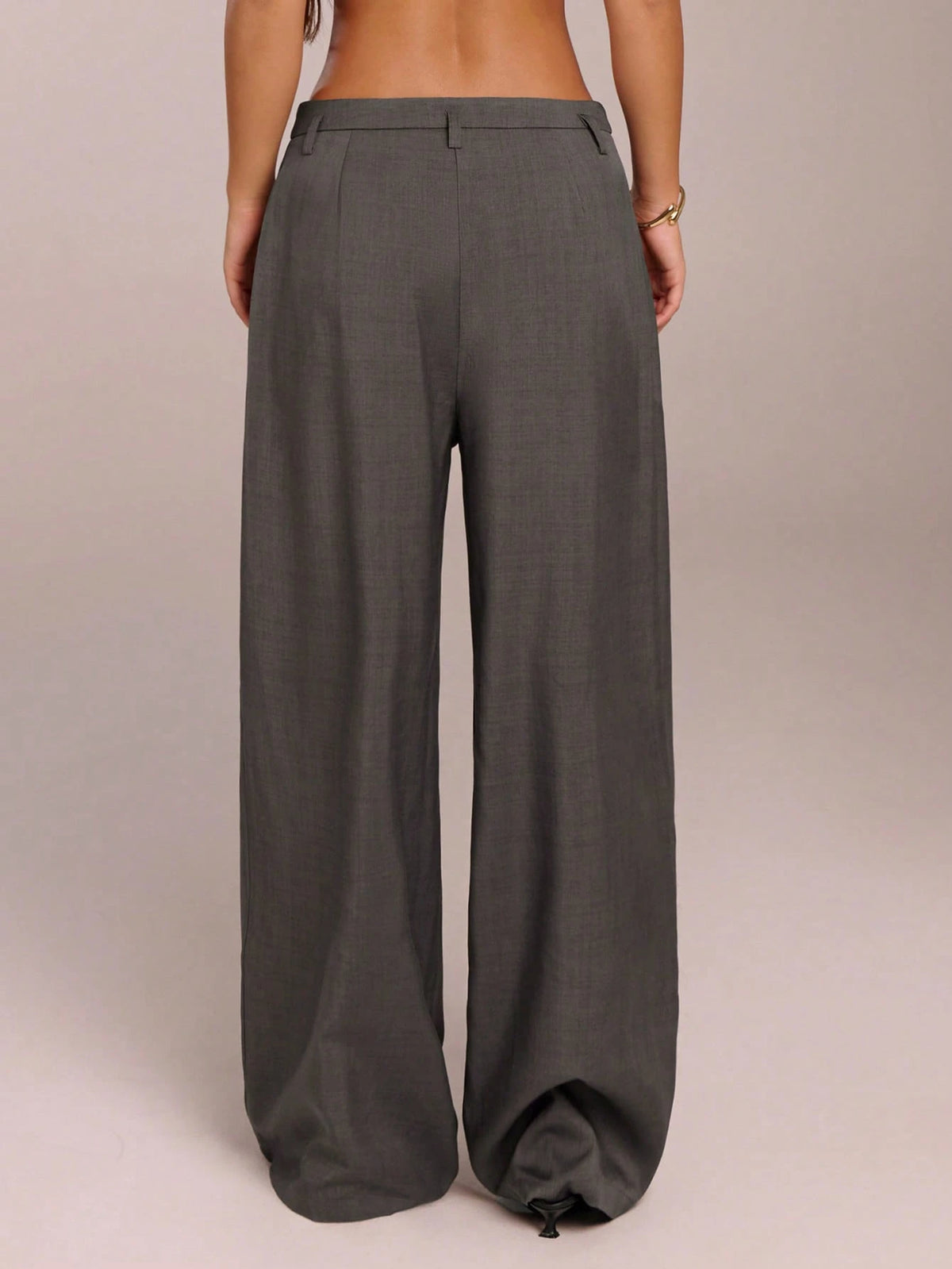 Forever 21 Women Pants Business Casual Women Western Wear Wide Leg Office Baggy Pants Professional Office Wear Grey Brown Pants For Women Work Women Dress Pants Business Casual Pants For Women W