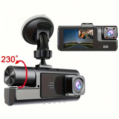 FOXGOD Car Recording, Essential For Road Loops, Car Accessories, Night Vision, Loop Recording, Car Camera