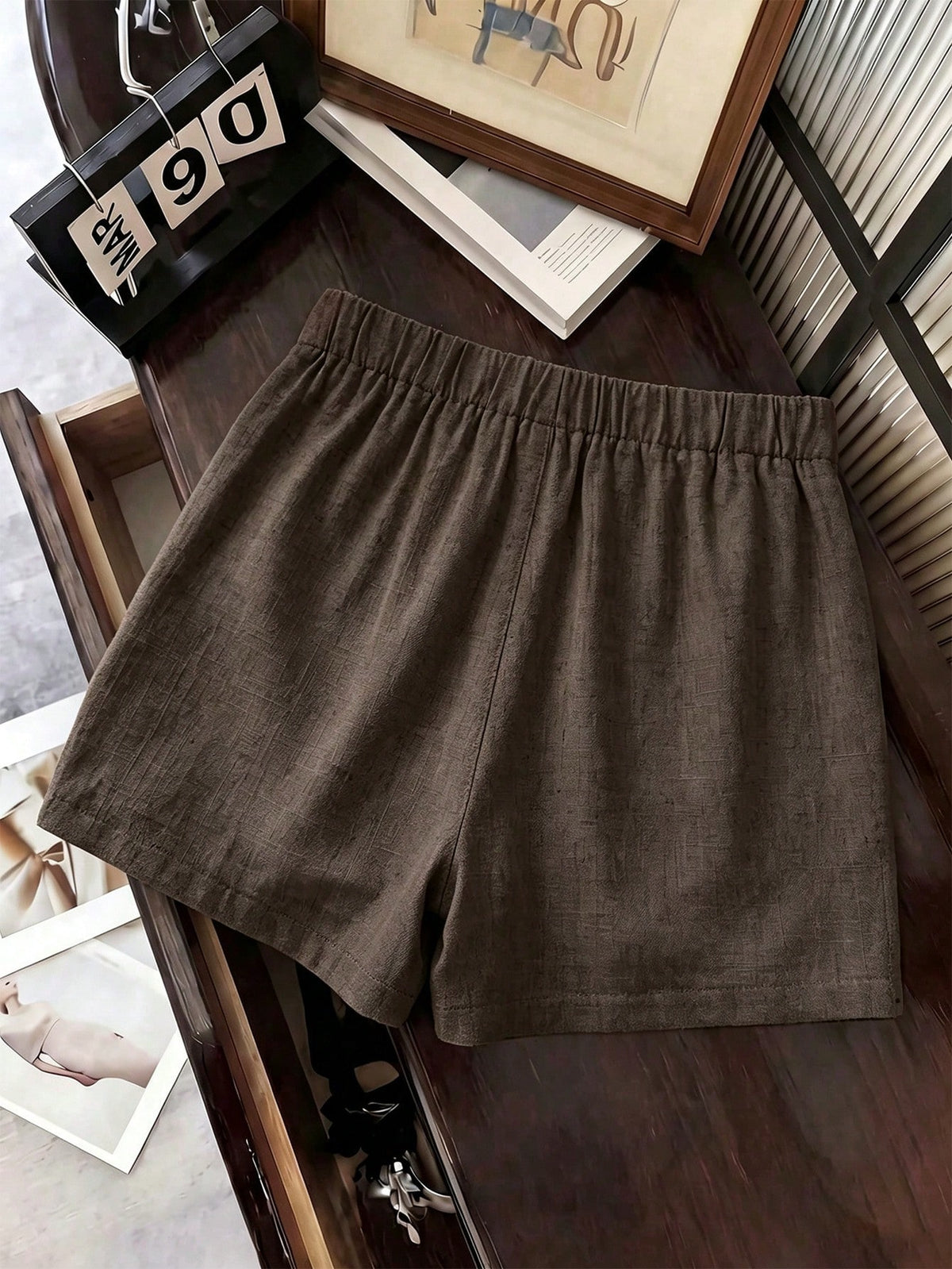 Franclia Summer New Linen Casual Versatile Skort