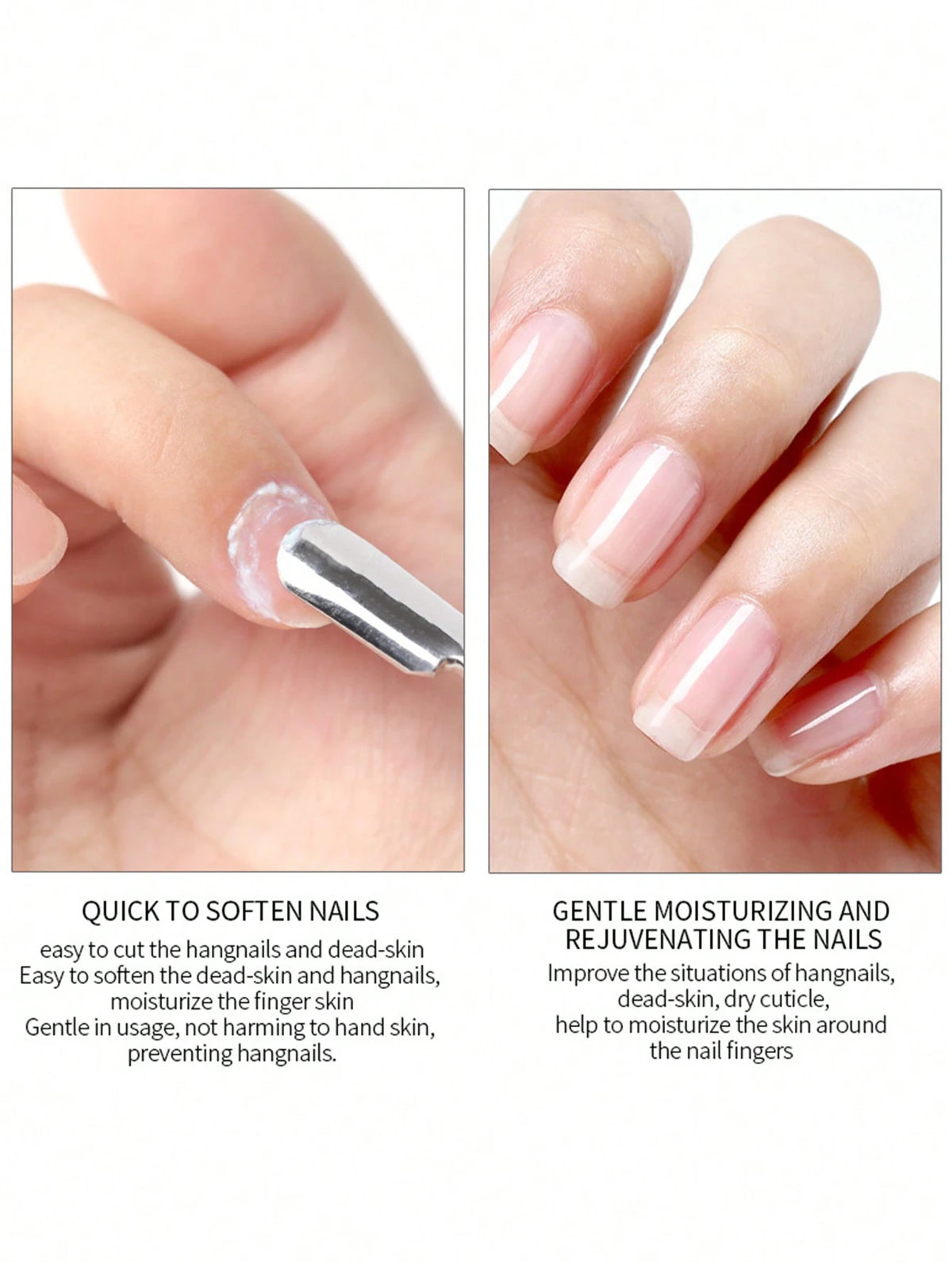 FULL BEAUTY 30ml Nail Cuticle Remover Gel Softening Liquid, Smooth & Moisturizing Nail Care Repair, Manicure Tool Nails
