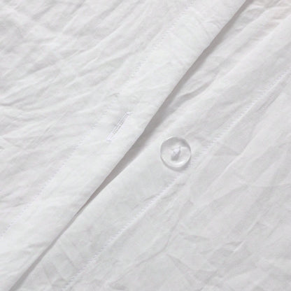 Gaderth Ruffle Duvet Cover Queen Size, 3PCS Soft Washed Microfiber Vintage French Country Duvet Cover Set For Queen Bed,Home Bedding Duvet Covers With Button Closure,Machine Washable