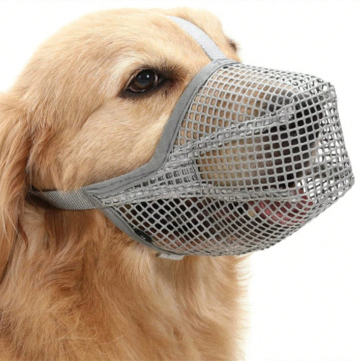 GG-Pet Muzzle Mask To Prevent Eating Foreign Objects, Anti-Barking, Anti-Biting, Breathable Mesh, Allows For Drinking Water, Available For