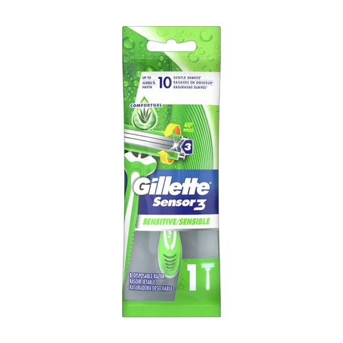 Gillette Sensor3 Sensitive Mens Disposable Razor - 1 ct
