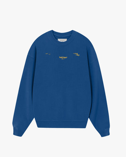 Global Soon Sweatshirt Blue