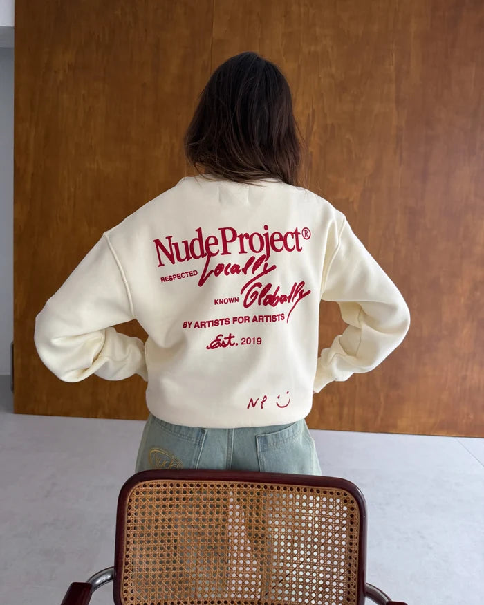 Global Soon Sweatshirt Marshmallow