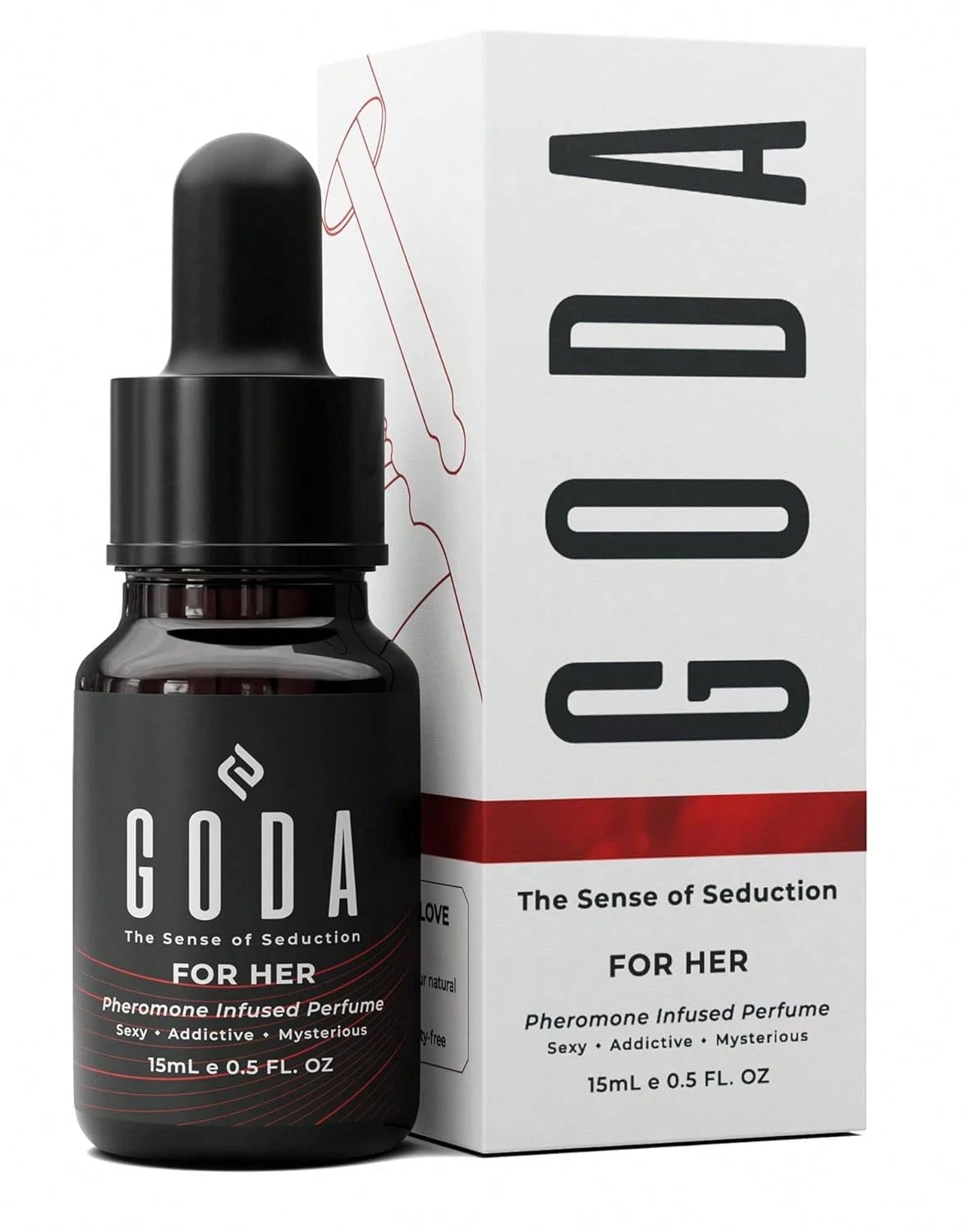 GODA For Her Perfumes Para Mujer Pheromones Perfume – Halloween Special Women's Long-Lasting Fragrances – Sweet & Spicy Aroma With Jasmine & Rose – Vegan & Cruelty-Free – Perfect For Costume Parties &