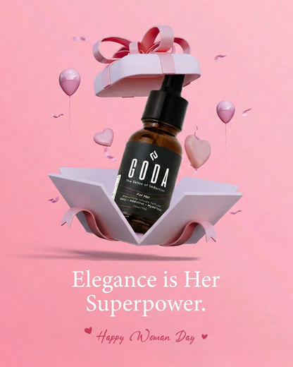 GODA For Her Perfumes Para Mujer Pheromones Perfume – Halloween Special Women's Long-Lasting Fragrances – Sweet & Spicy Aroma With Jasmine & Rose – Vegan & Cruelty-Free – Perfect For Costume Parties &