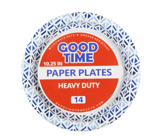 Good Time Heavy Duty  Paper Plate 14ct - 10.25"