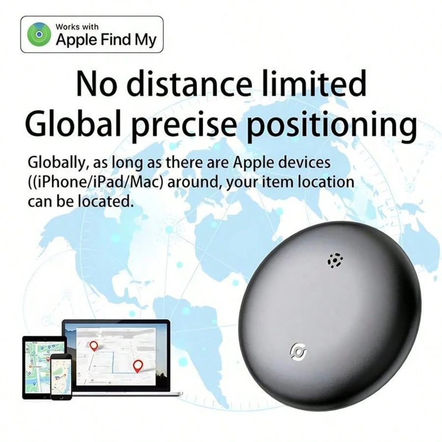 GPS Tracker For Car,Mini Trackers Device With Weatherproof Magnetic Case-No Monthly Fee-Best Hidden GPS Trackers,Anti-Lost Device,Works With Apple Find My Gift