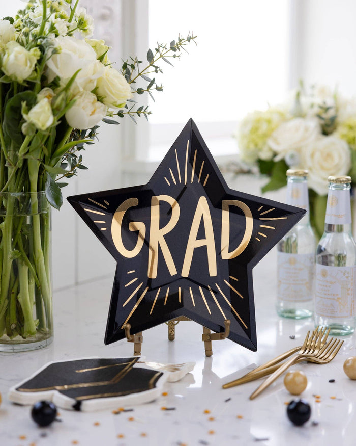 Grad Star Shaped Plate