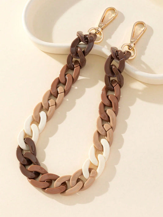Gradient Color Bag Strap Extension Chain