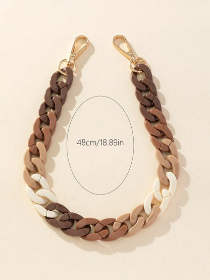 Gradient Color Bag Strap Extension Chain