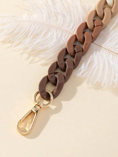 Gradient Color Bag Strap Extension Chain