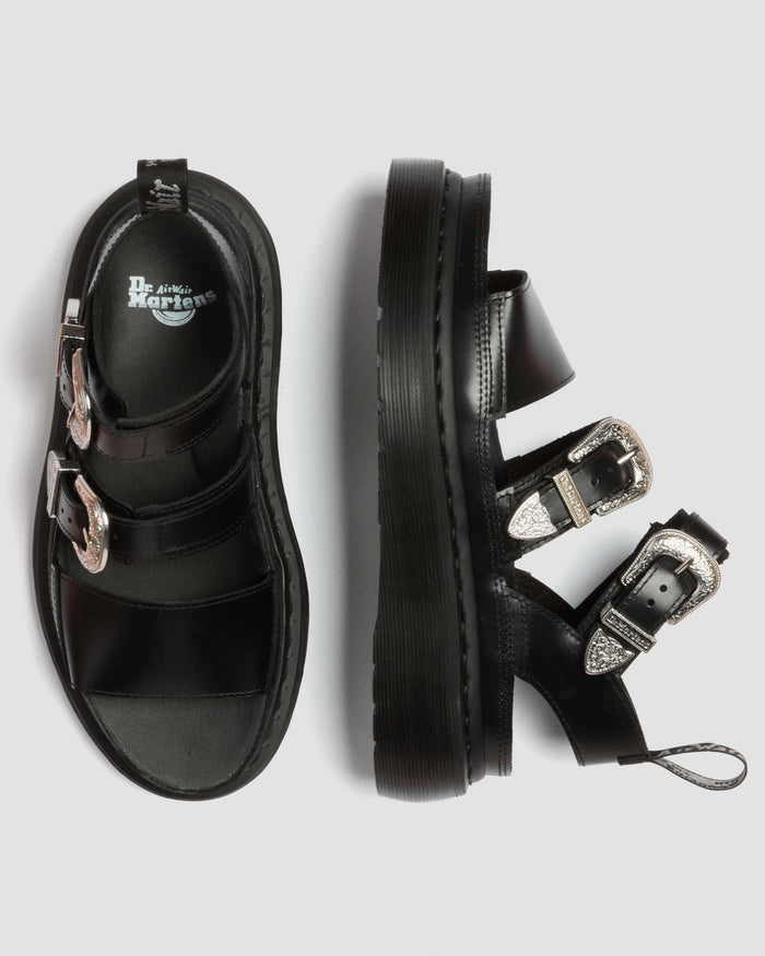 Gryphon Quad Leather Gladitor Platform Sandals