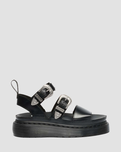 Gryphon Quad Leather Gladitor Platform Sandals