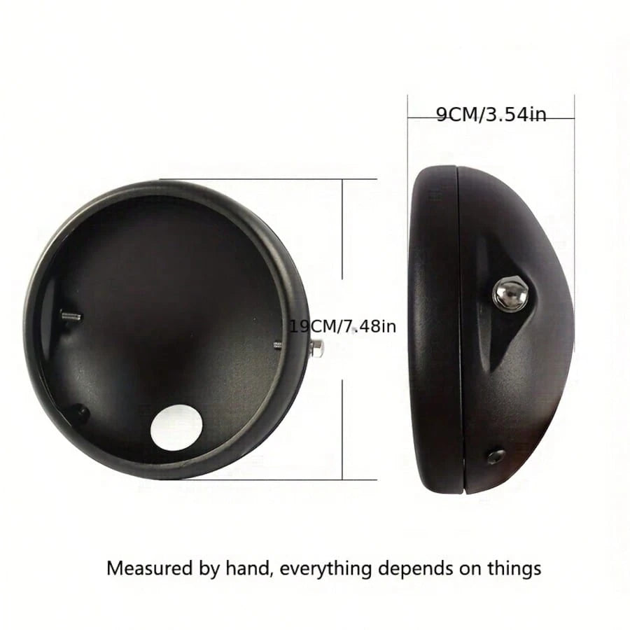 GZSGCP Universal Bucket Shell Lighthouse 5.75 INCH 7 Inch Motorcycle Cover For LED Housing Adjustable Mount Bracket