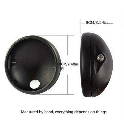 GZSGCP Universal Bucket Shell Lighthouse 5.75 INCH 7 Inch Motorcycle Cover For LED Housing Adjustable Mount Bracket