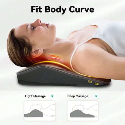 HanTai Back Massager With Heat, Neck Massager For Pain Deep Tissue 3D Neck Kneading Massage Pillow For Shoulder, Leg, Body Relaxation At Home, Office, Gifts For Women Men