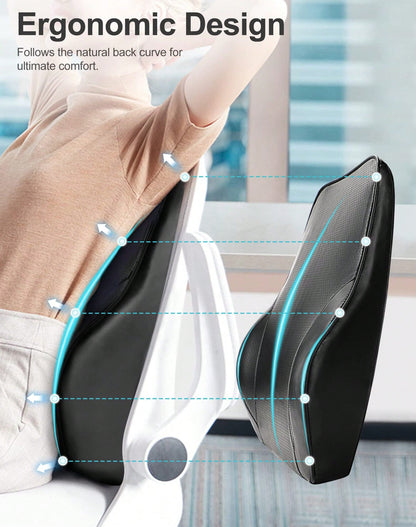 HanTai Back Massager With Heat, Neck Massager For Pain Deep Tissue 3D Neck Kneading Massage Pillow For Shoulder, Leg, Body Relaxation At Home, Office, Gifts For Women Men