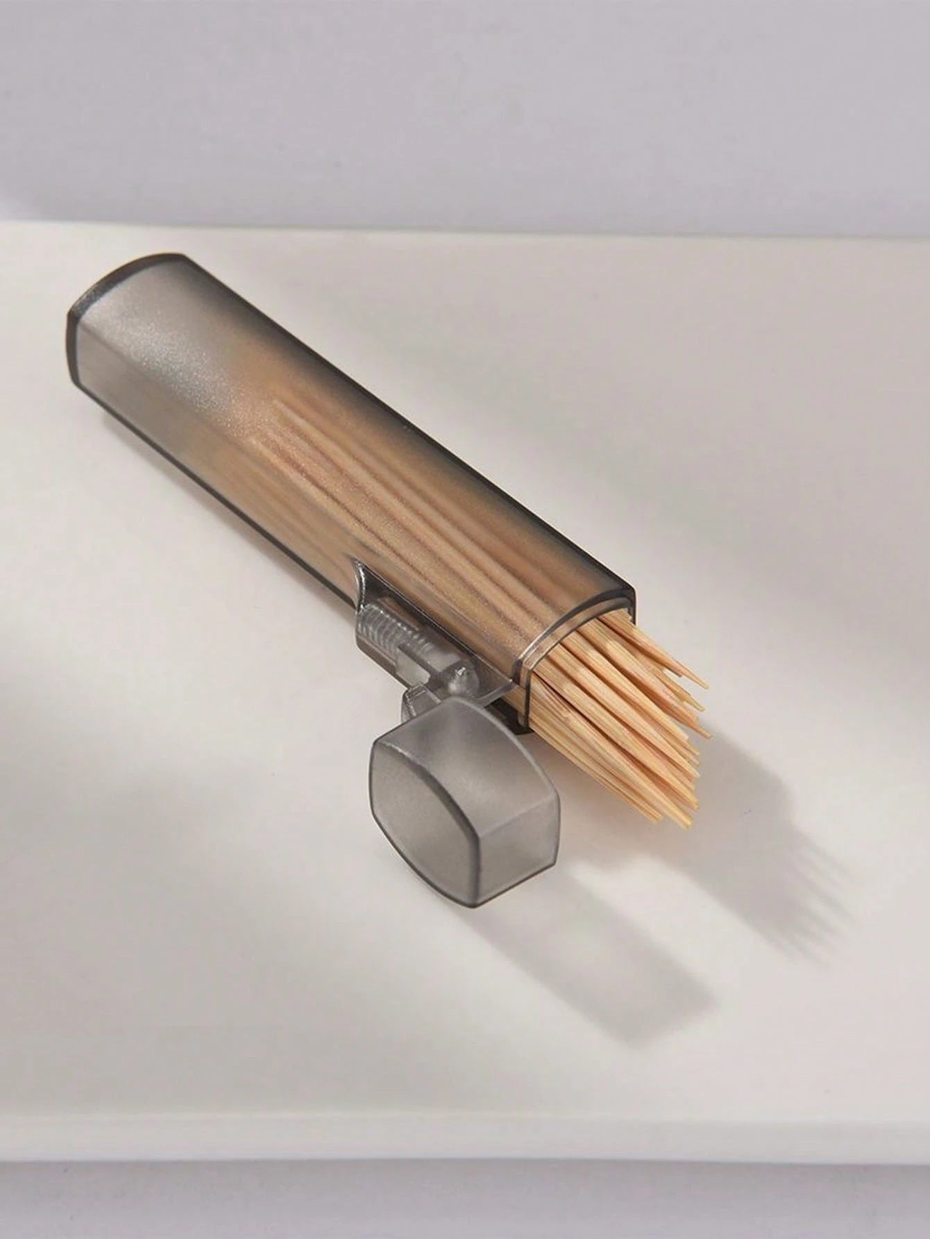 Haus Hana 3pcs Portable Transparent Toothpick & Swab Holder – Leak-Proof Travel Storage Tubes