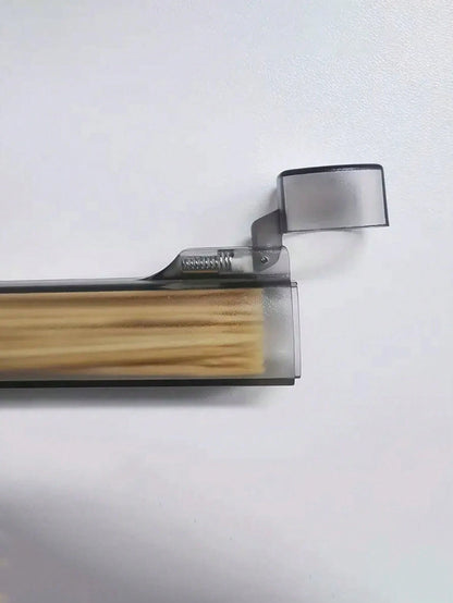 Haus Hana 3pcs Portable Transparent Toothpick & Swab Holder – Leak-Proof Travel Storage Tubes