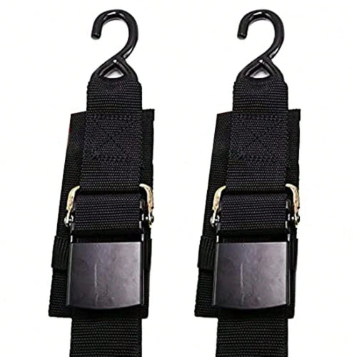 Heavy Duty Boat Trailer Transom Strap 2PK- 2 Inch X 48 Inch Adjustable Marine Boat Tie Down Straps To Trailer (Shipped From USA) With Quick Release Buckle1200 LBS Capacity Securely