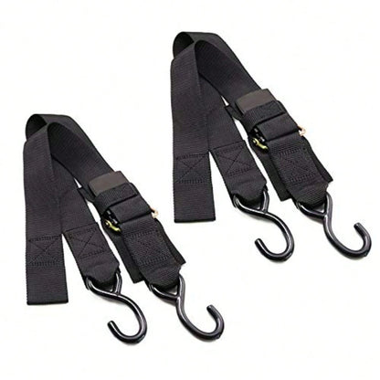 Heavy Duty Boat Trailer Transom Strap 2PK- 2 Inch X 48 Inch Adjustable Marine Boat Tie Down Straps To Trailer (Shipped From USA) With Quick Release Buckle1200 LBS Capacity Securely