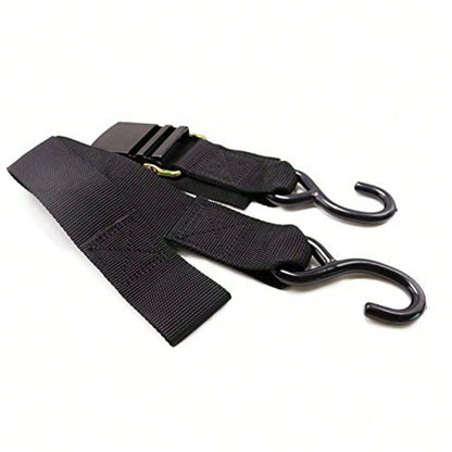 Heavy Duty Boat Trailer Transom Strap 2PK- 2 Inch X 48 Inch Adjustable Marine Boat Tie Down Straps To Trailer (Shipped From USA) With Quick Release Buckle1200 LBS Capacity Securely