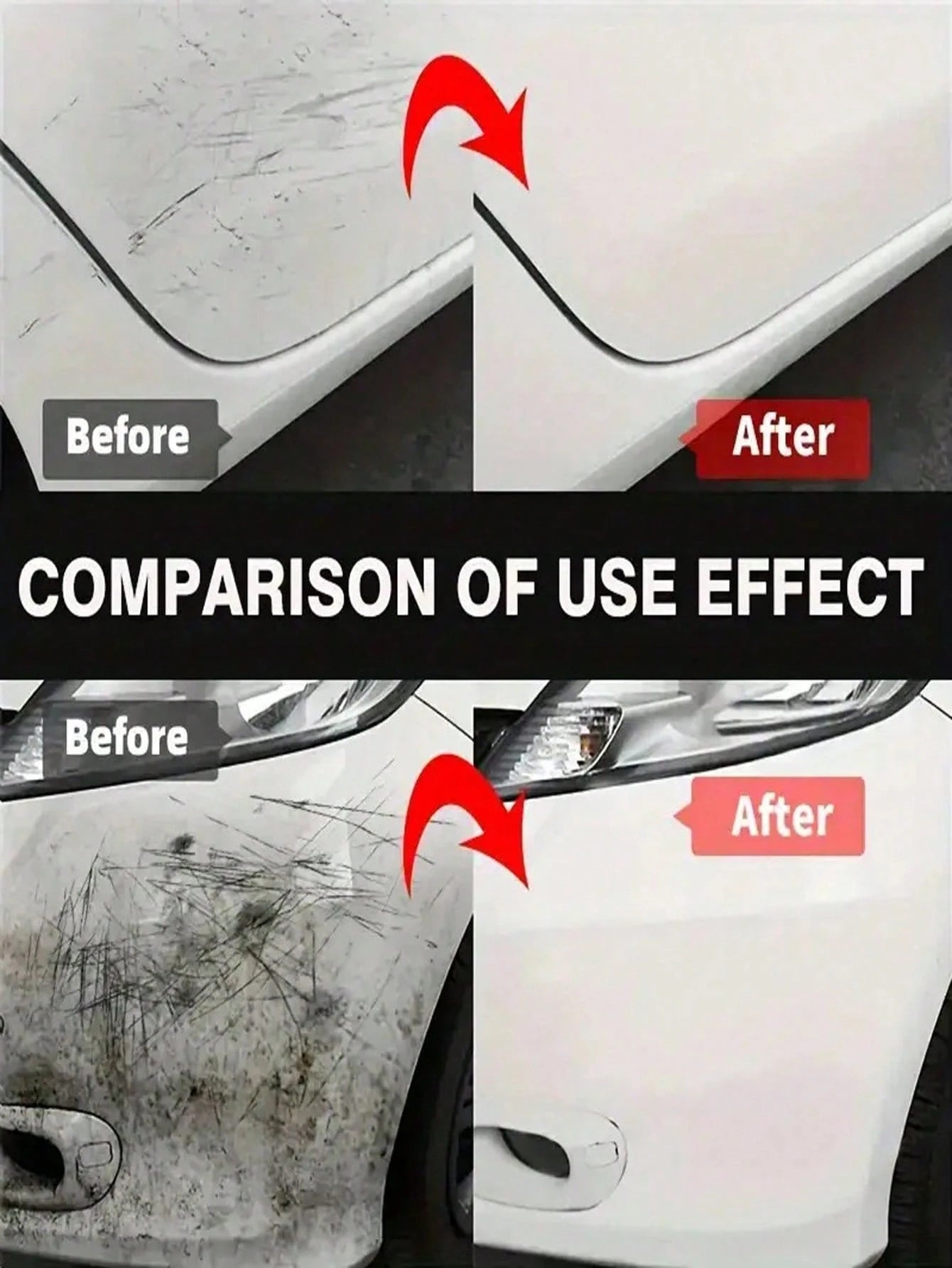 HGKJ Audi Car Paint Scratch Repair Kit- Includes Paint Scratch Repair Compound, Scratch Protection Sealant, Scratch Remover Polish, Car Scratch Wax, Deep Scratch Repair Solution, Paint Cleaner & Degr