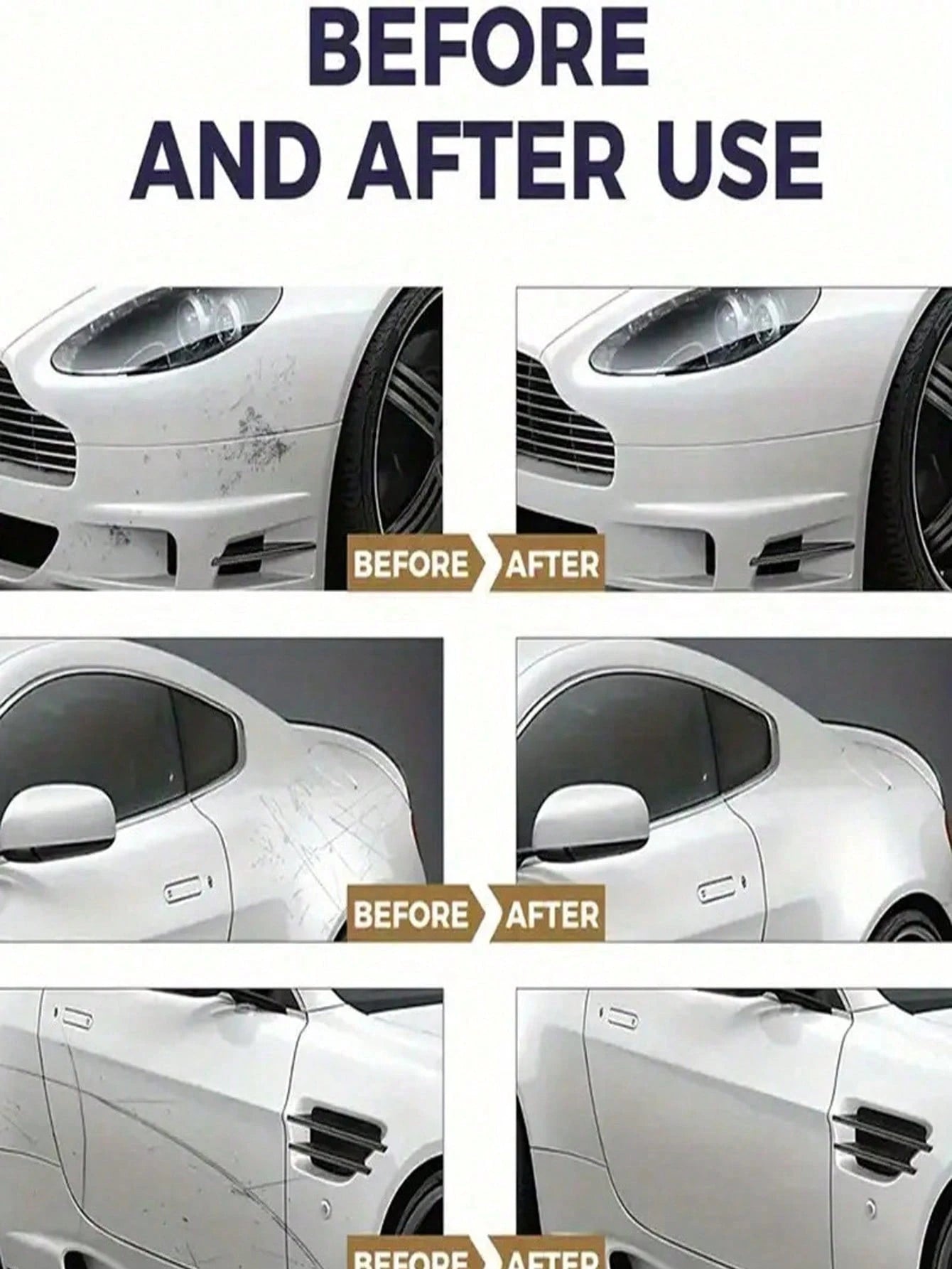 HGKJ Audi Car Paint Scratch Repair Kit- Includes Paint Scratch Repair Compound, Scratch Protection Sealant, Scratch Remover Polish, Car Scratch Wax, Deep Scratch Repair Solution, Paint Cleaner & Degr