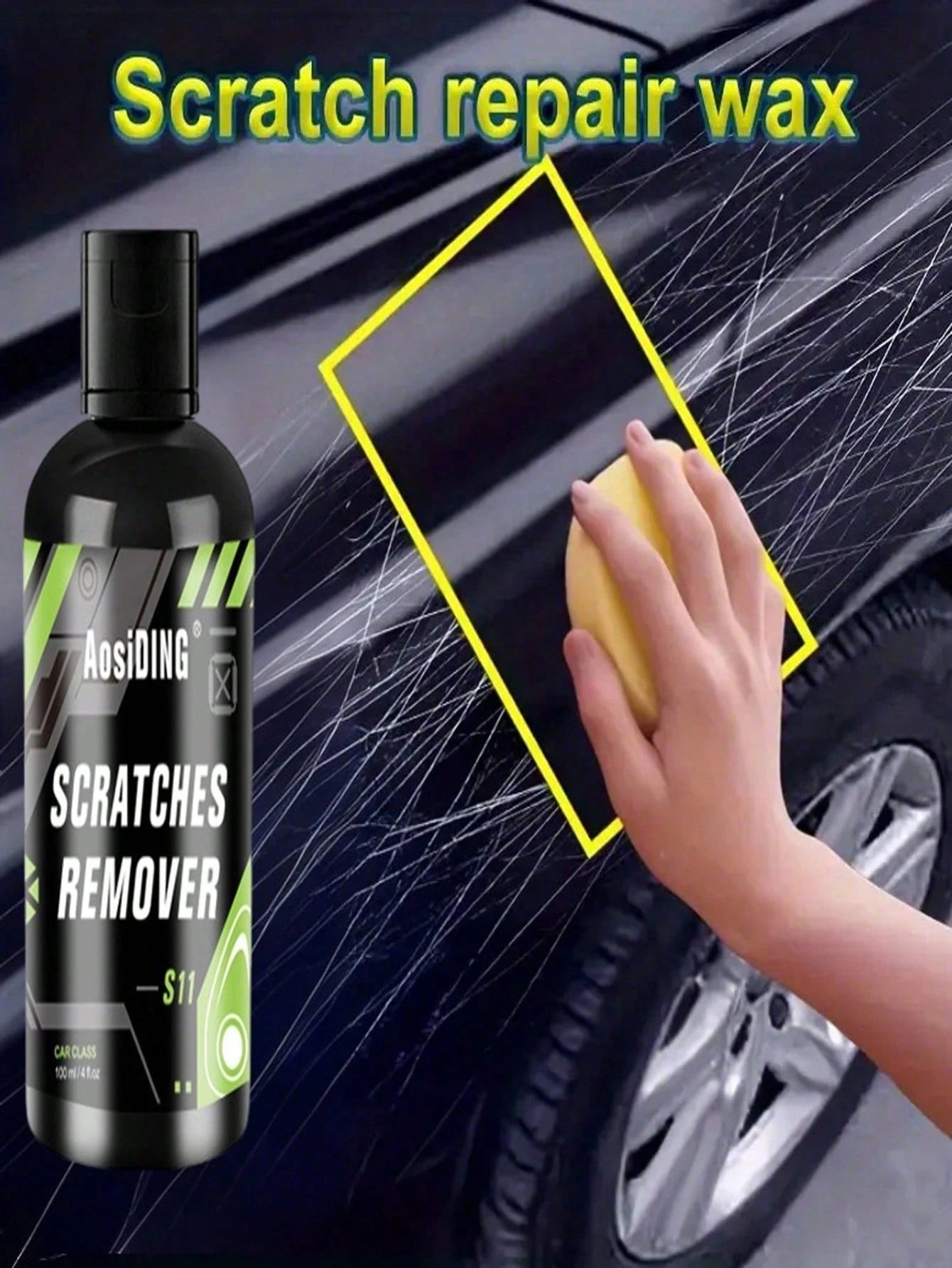 HGKJ Audi Car Paint Scratch Repair Kit- Includes Paint Scratch Repair Compound, Scratch Protection Sealant, Scratch Remover Polish, Car Scratch Wax, Deep Scratch Repair Solution, Paint Cleaner & Degr