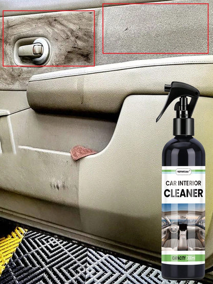 HGKJ-P105 Neutral PH Indoor Cleaner, Multi-Purpose Anti-Aging Leather Fabric Carpet Car Beauty Spray, Car Plastic Restorer, Black Gloss Car Cleaning Product, Plastic Leather Repair, Car Polishing, Car