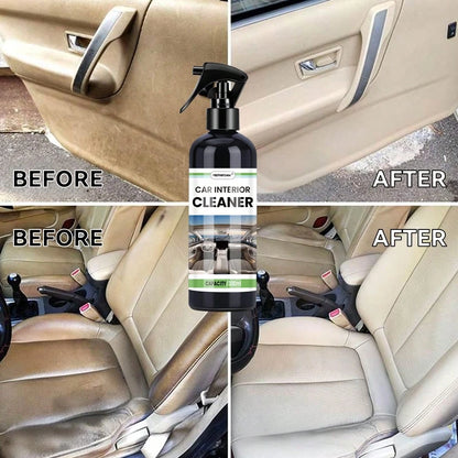 HGKJ-P105 Neutral PH Indoor Cleaner, Multi-Purpose Anti-Aging Leather Fabric Carpet Car Beauty Spray, Car Plastic Restorer, Black Gloss Car Cleaning Product, Plastic Leather Repair, Car Polishing, Car