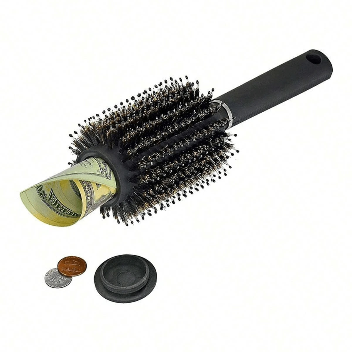 Hidden Compartment Hair Brush- Perfect For Travel Or Home Use, Discreet & Safe Storage, Suitable For Regular Hair