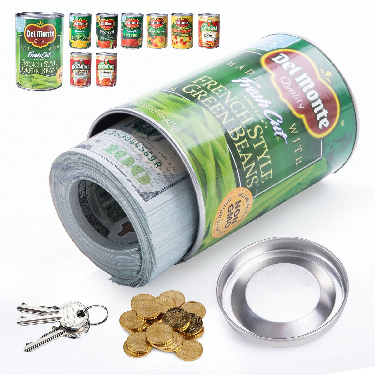 Hidden Safe Can Diversion Safe Fake Can With Hidden Compartment, Hidden Storage Keeps For Valuables, Cash, Keys, And Jewelry
