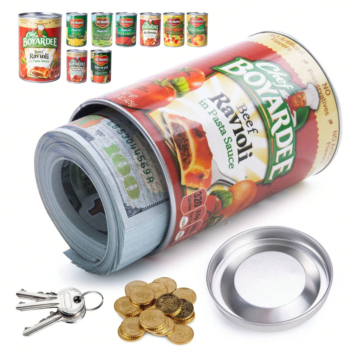 Hidden Safe Can Diversion Safe Fake Can With Hidden Compartment, Hidden Storage Keeps For Valuables, Cash, Keys, And Jewelry
