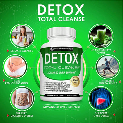 High Demand!Liver Cleanse Detox Colon &Amp; Repair Formula +22 Herbs Support 5 Days Fast-Acting.Women Daily Nutrient Support!