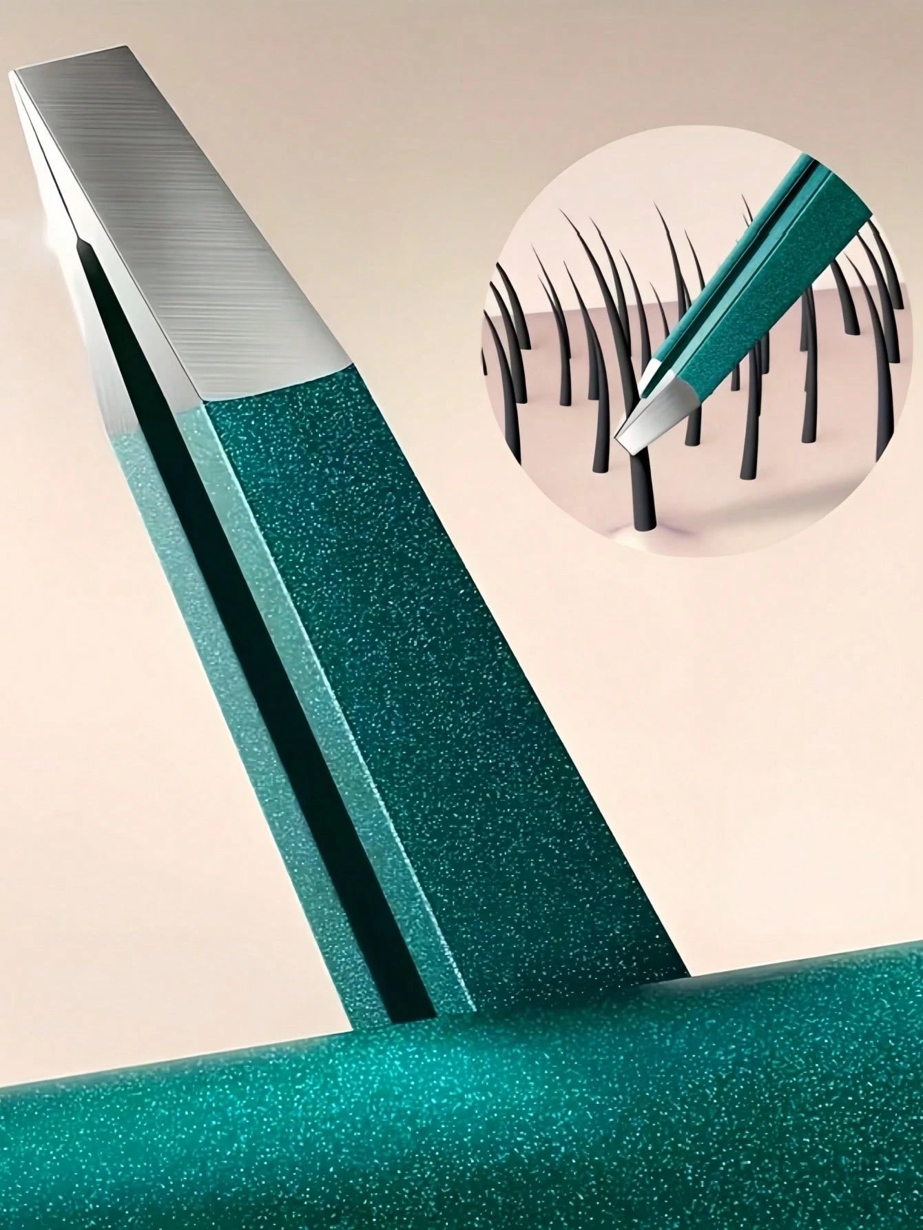 High Precision Flat Tweezers, Suitable For Men And Women To Pluck Hair, Pluck Beard, Trim Eyebrows, Easy To Grip Hair Removal