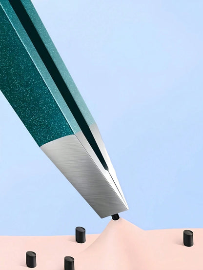 High Precision Flat Tweezers, Suitable For Men And Women To Pluck Hair, Pluck Beard, Trim Eyebrows, Easy To Grip Hair Removal