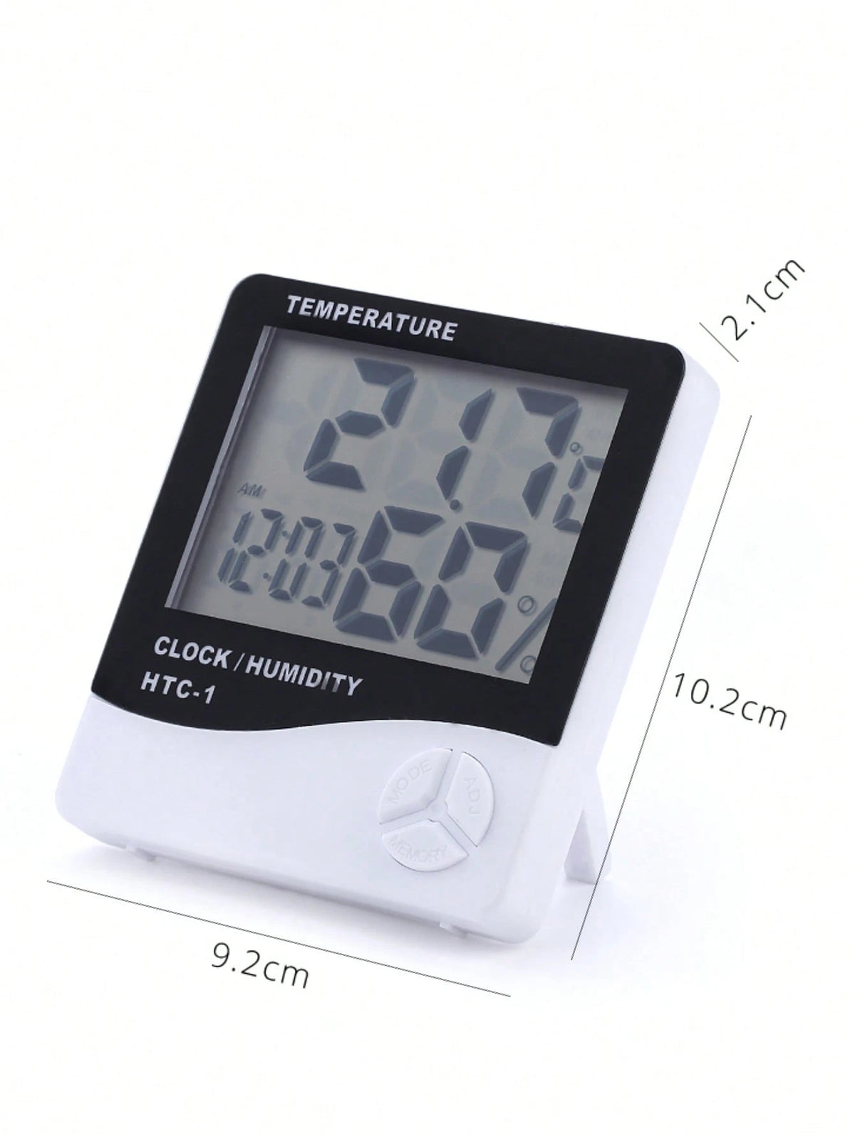 HMQ beauty Electronic Thermometer Hygrometer Lcd Digital Temperature Humidity Meter Adjustable Indoor Weather Station With Eyelash Extension Tool