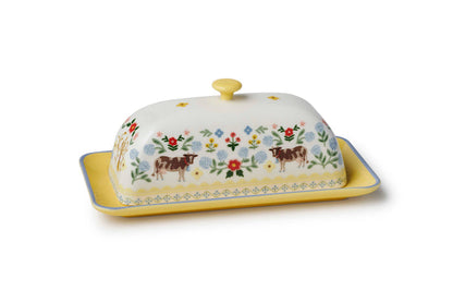 Home Sweet Home Porcelain Butter Dish
