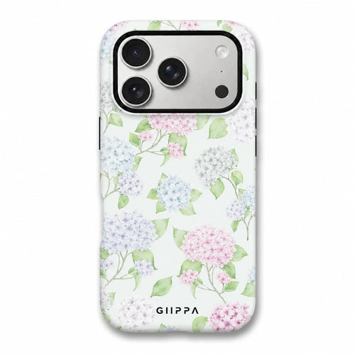 Hydrangea Floral Phone Case For IPhone 17 16 15 14 13 12 11 Pro Max Plus Galaxy S26 S25 S24 S23