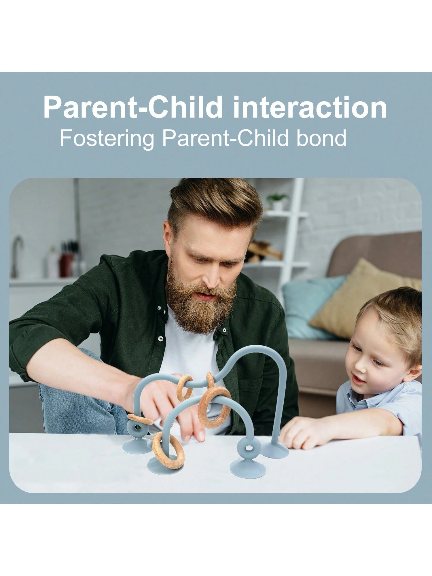 Infant Early Education Educational Games, Children's Attention Montessori Silicone Desktop Toys, Early Development Parent-Child Interactive Toys