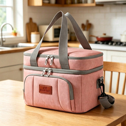 Insulated Lunch Bag For Women, For Adults For Back To School, Class, College, School Supplies, Kitchen Organizers And Storage, Kitchen Accessories