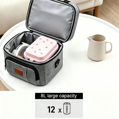 Insulated Lunch Bag For Women, For Adults For Back To School, Class, College, School Supplies, Kitchen Organizers And Storage, Kitchen Accessories
